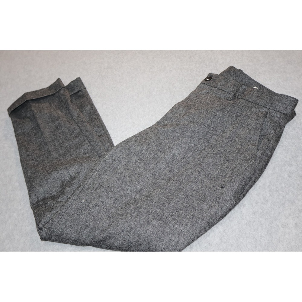Gap Dress Pants Trousers Mens 32x29 Gray Slim Nova Fides Italian Wool Blend